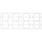 Ekena Millwork Set of Four Panels for 94 1/2"W x 36 1/4"H Greeley Fretwork Wainscot Wall Paneling WPKP18X01X47GLY - alternate 4